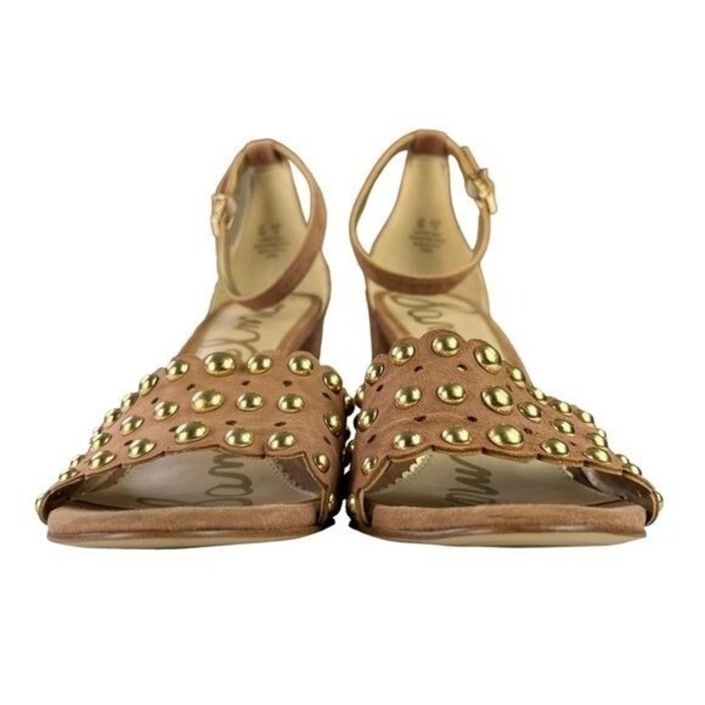 Sam Edelman Sandals Womens Size 9 Yaria Studded Suede Block Heels - Picture 8 of 12